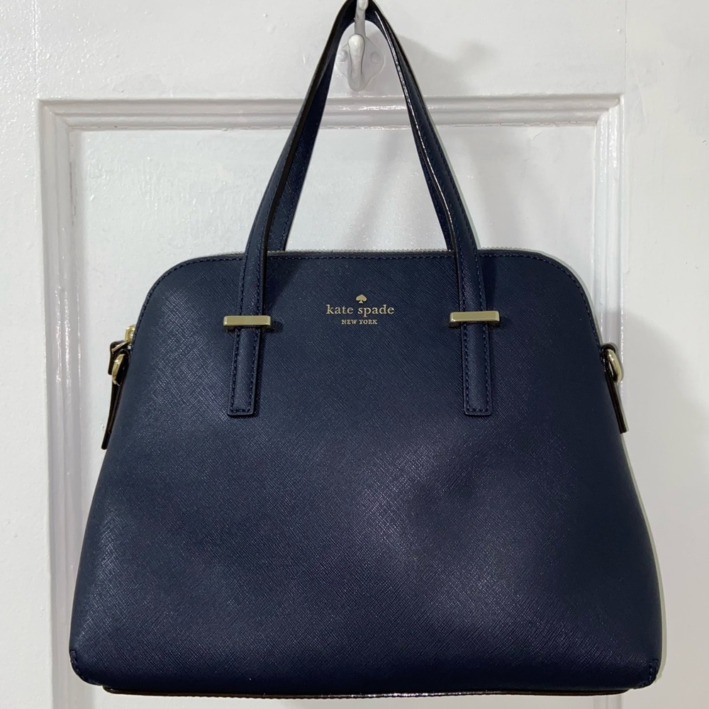 Kate Spade Leather Satchel Crossbosy Bag  Cedar Street Maise with Top Handle